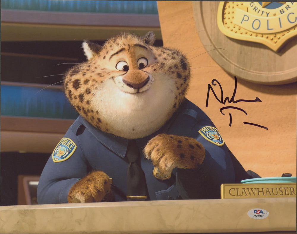 Nate Torrence Zootopia Authentic Signed 11x14 Horizontal Photo PSA/DNA #AQ49407