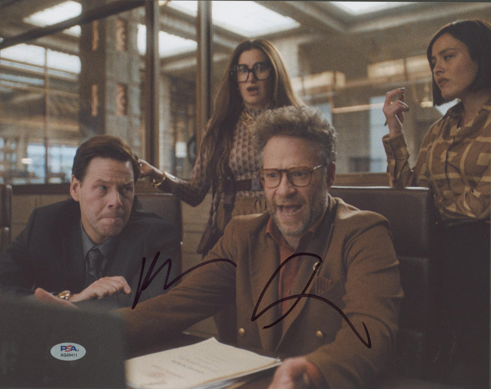 Seth Rogen & Ike Barinholtz The Studio Signed 11x14 Photo PSA/DNA #AQ49411