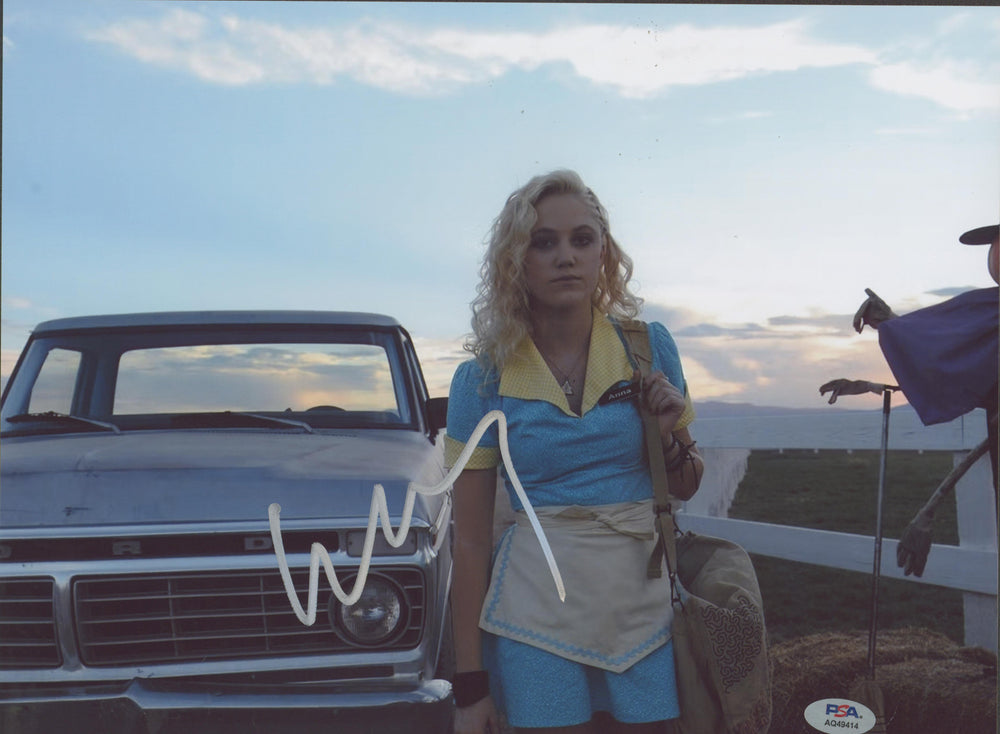 Maika Monroe The Guest Authentic Signed 11x14 Horizontal Photo PSA/DNA #AQ49414