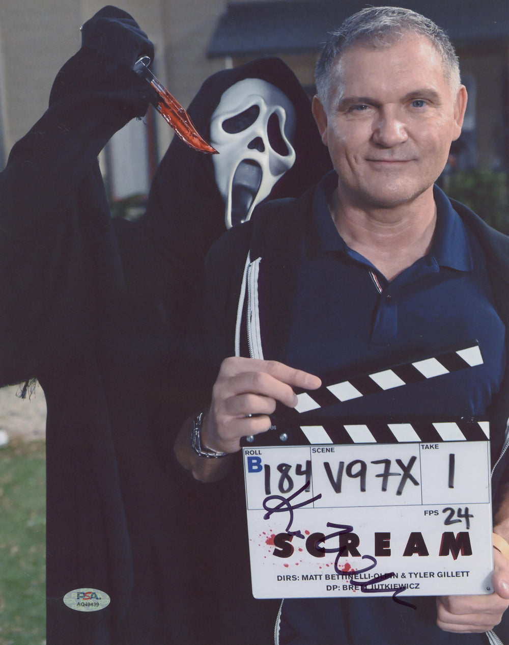 Kevin Williamson Scream Authentic Signed 11x14 Vertical Photo PSA/DNA #AQ49439