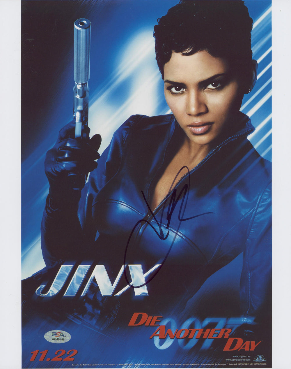 Halle Berry James Bond 007 Authentic Signed 11x14 Photo PSA/DNA #AQ49448