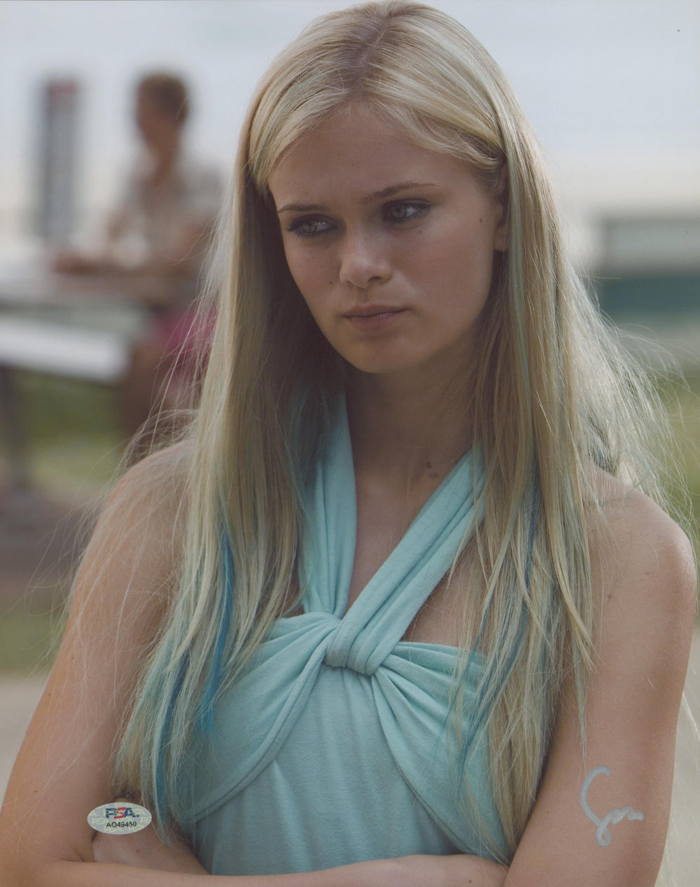 Sara Paxton Aquamarine Authentic Signed 11x14 Vertical Photo PSA/DNA #AQ49450
