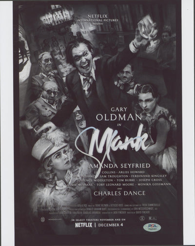 Gary Oldman Mank Authentic Signed 11x14 Vertical Photo PSA/DNA #AQ49487
