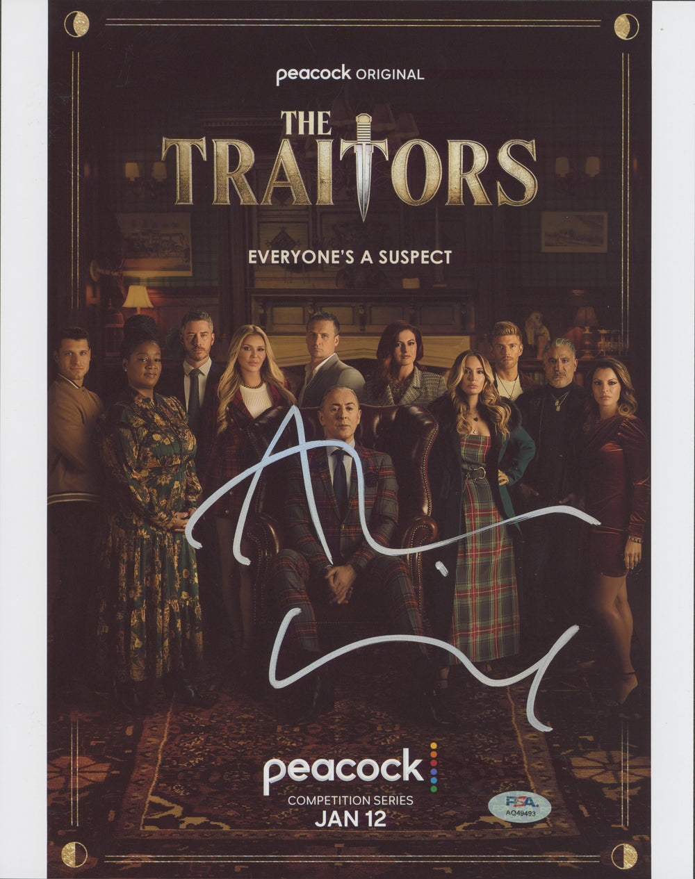 Alan Cumming The Traitors Authentic Signed 11x14 Vertical Photo PSA/DNA #AQ49493