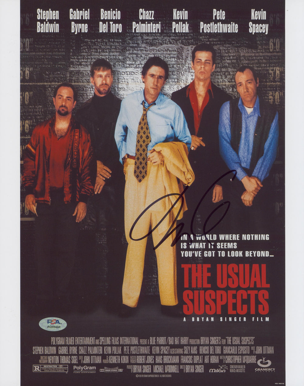 Christopher McQuarrie The Usual Suspects Signed 11x14 Photo PSA/DNA #AQ49494