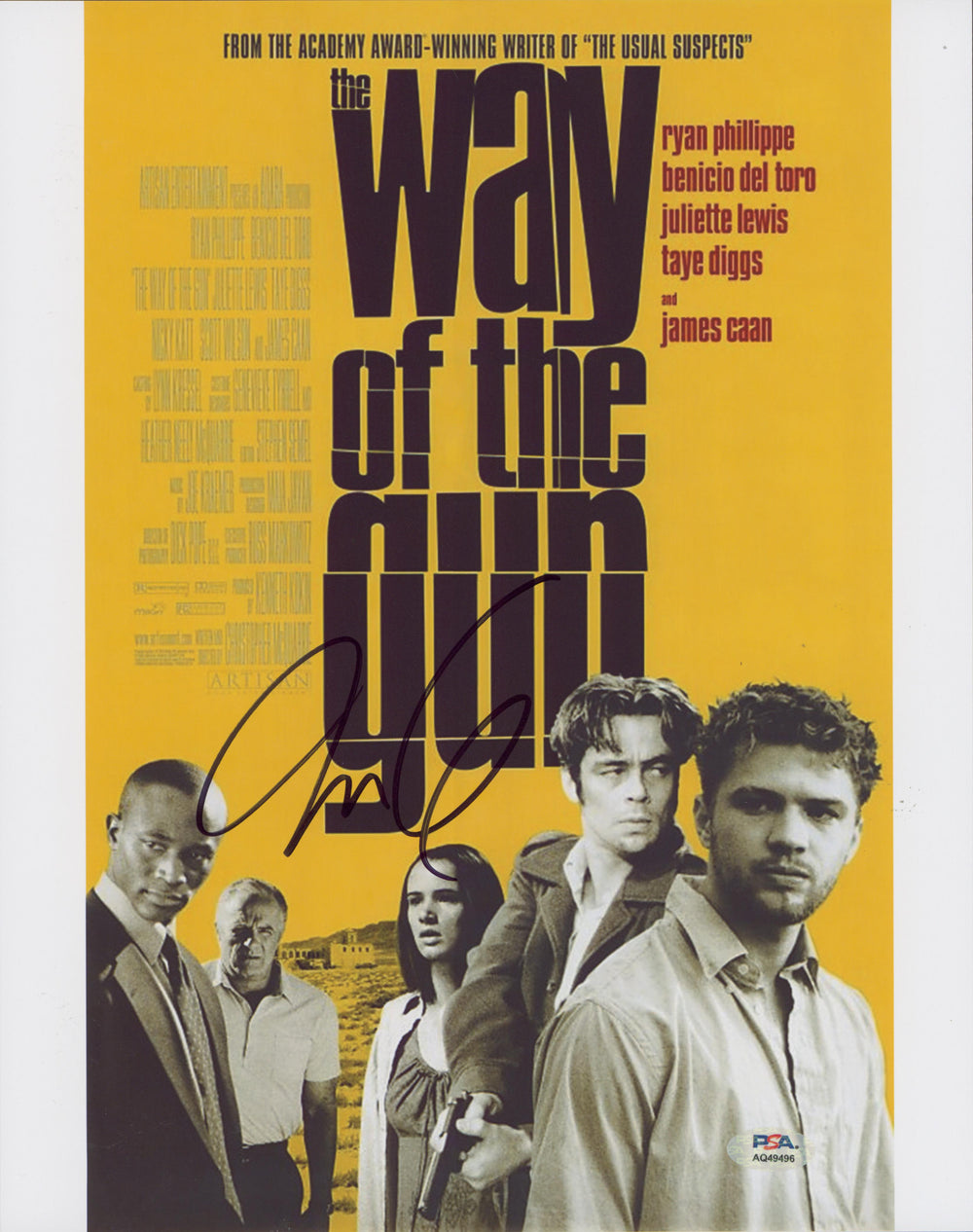 Christopher McQuarrie The Way Of The Gun Signed 11x14 Photo PSA/DNA #AQ49496