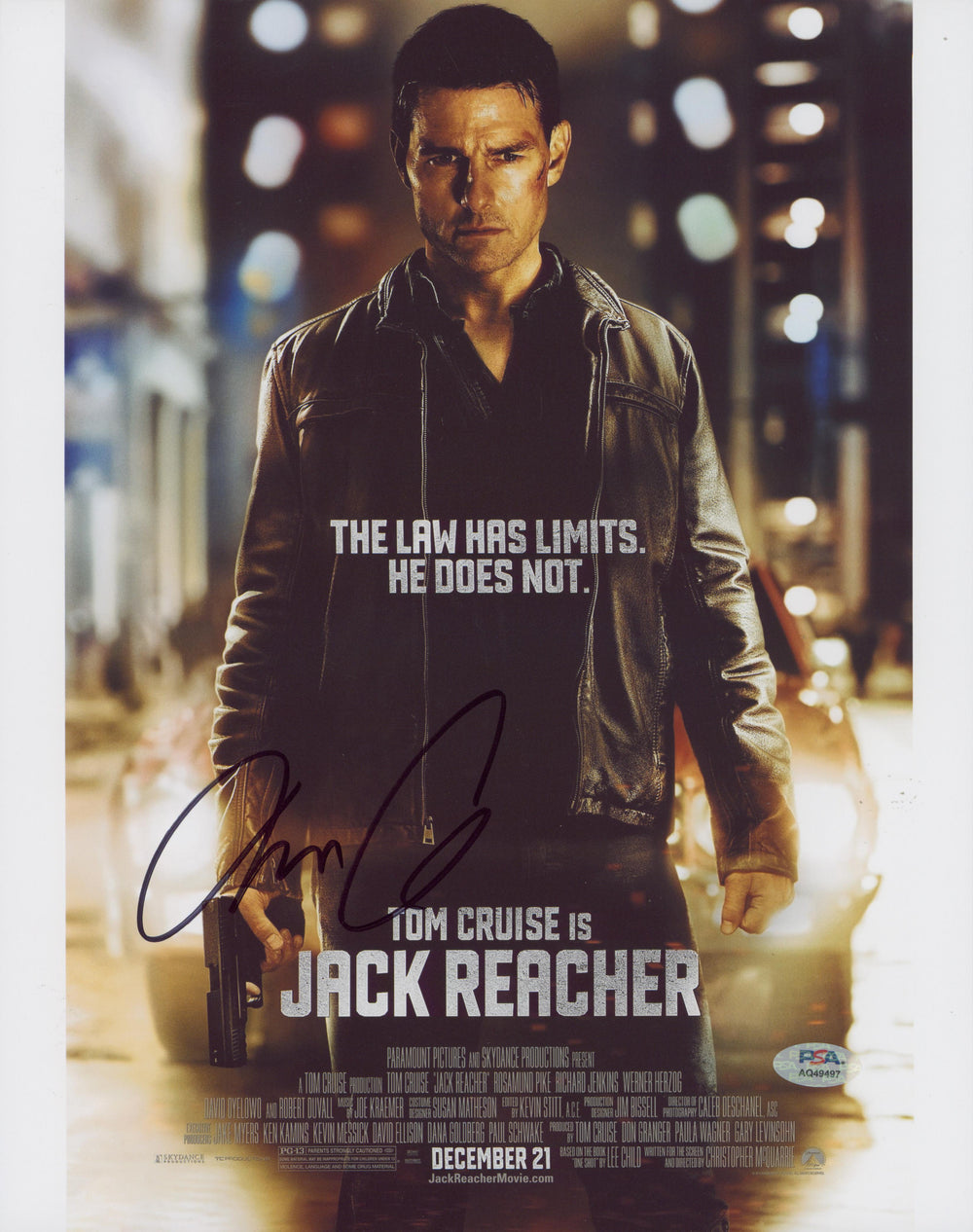Christopher McQuarrie Jack Reacher Authentic Signed 11x14 Photo PSA/DNA #AQ49497