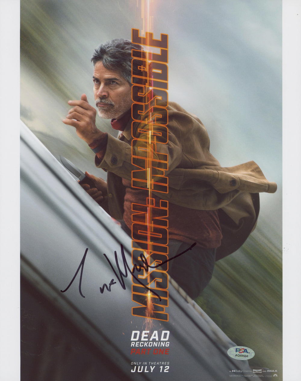 Esai Morales Mission: Impossible Authentic Signed 11x14 Photo PSA/DNA #AQ49504