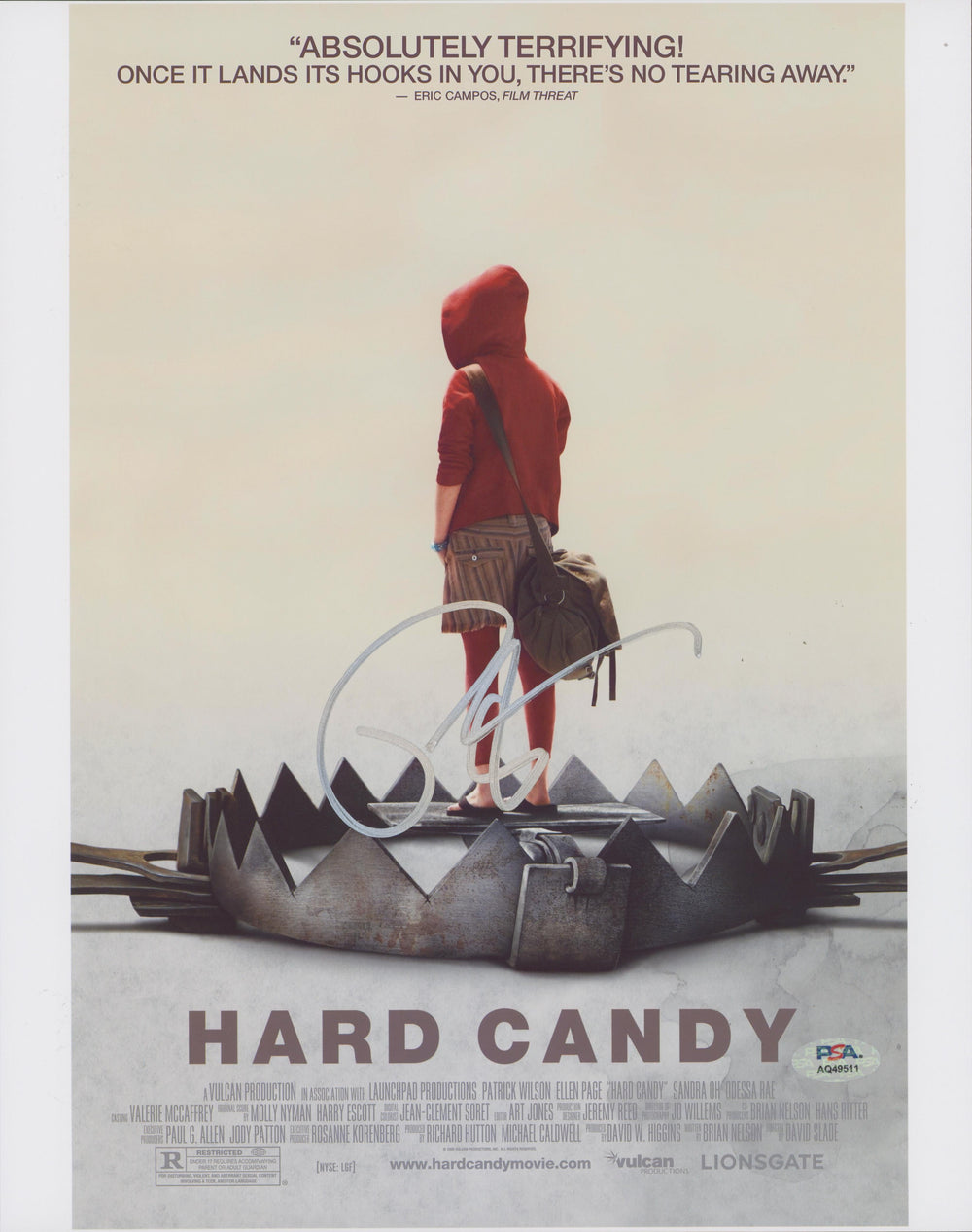 Patrick Wilson Hard Candy Authentic Signed 11x14 Vertical Photo PSA/DNA #AQ49511