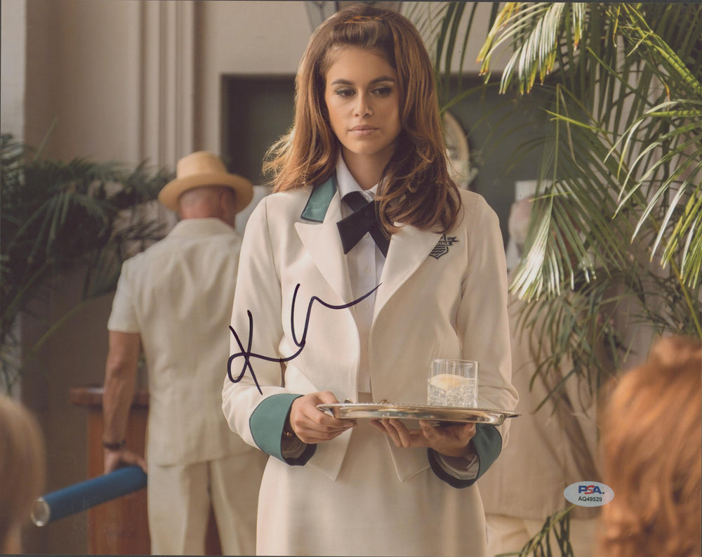Kaia Gerber Palm Royale Authentic Signed 11x14 Horizontal Photo PSA/DNA #AQ49529