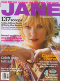Charlize Theron Authentic Signed Feb. 2004 Jane Magazine Cover PSA/DNA #AQ49134