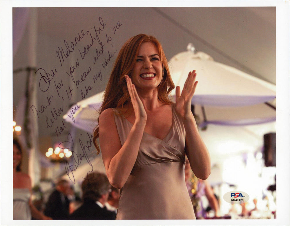 Isla Fisher Wedding Crashers "Thanks..." Signed 8.5x11 Photo PSA/DNA #AQ49176