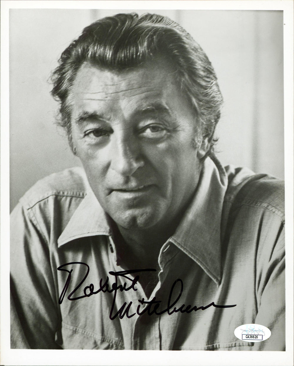 Robert Mitchum The Amsterdam Kills Authentic Signed 8x10 Photo JSA #CA36626