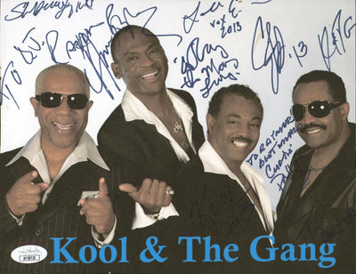 "Kool", Bell, Thomas & Brown Kool & The Gang Signed 8x10 Photo JSA #AY28720