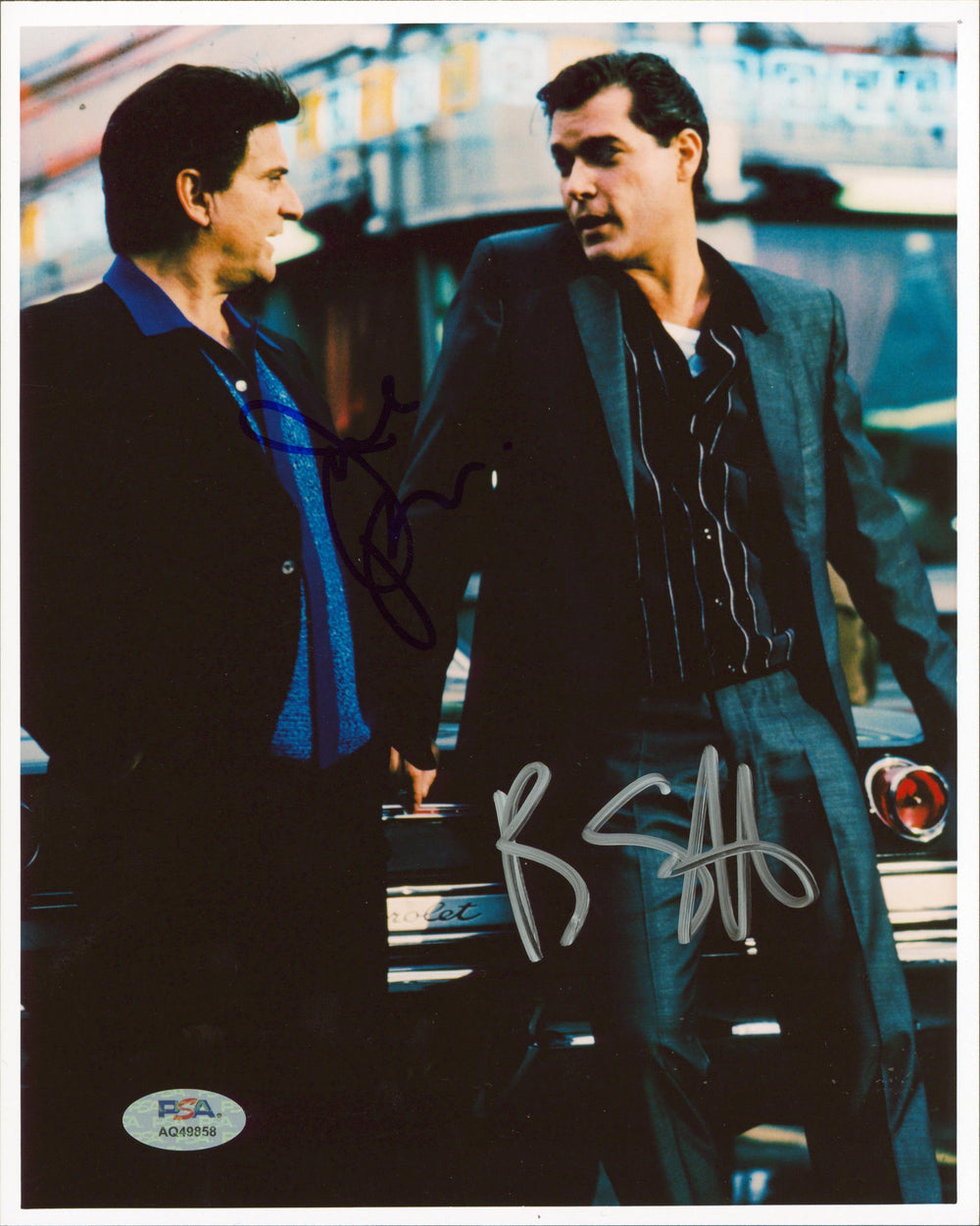 Joe Pesci & Ray Liotta Goodfellas Authentic Signed 8x10 Photo PSA/DNA #AQ49858