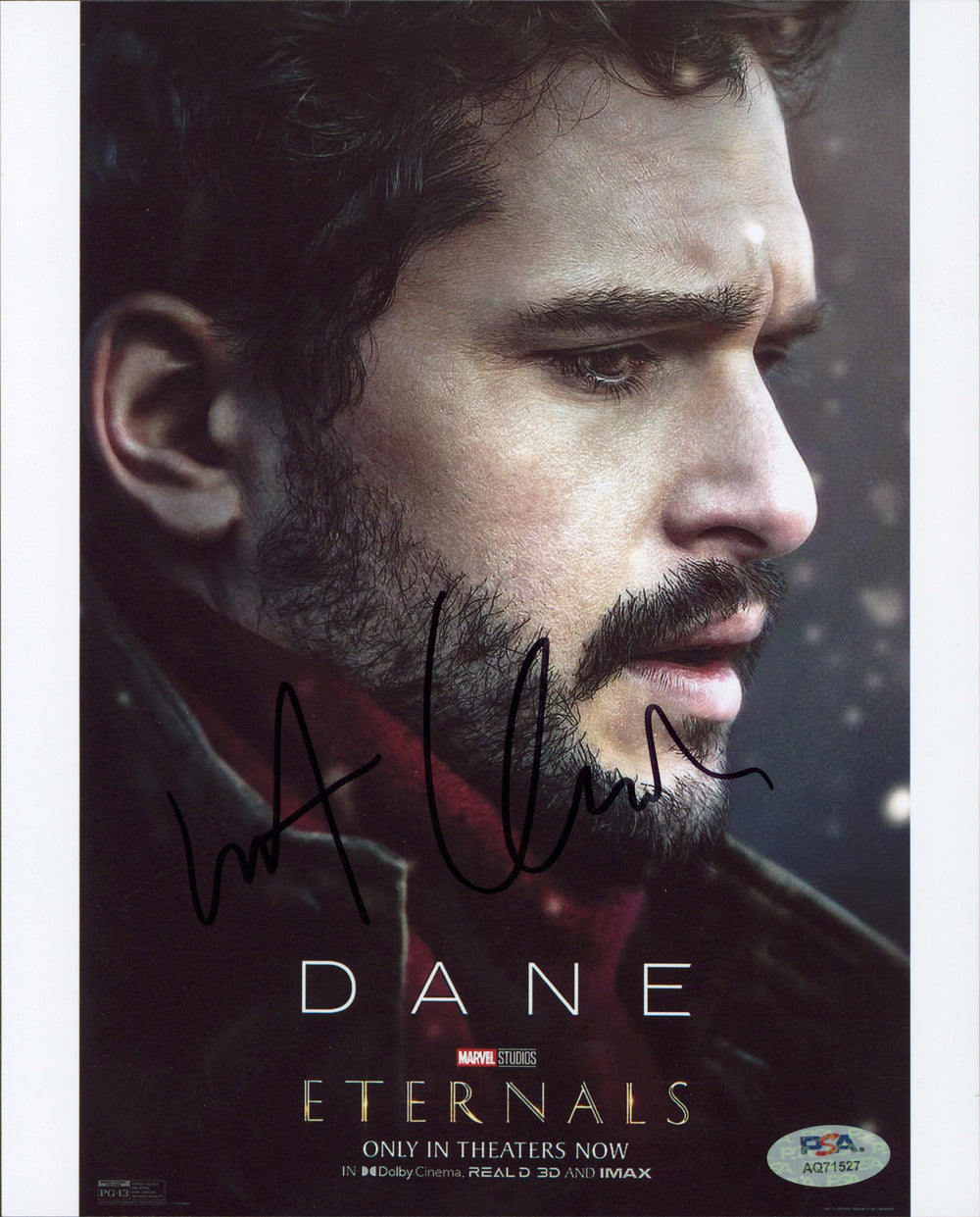 Kit Harrington Marvel Eternals Authentic Signed 8x10 Photo PSA/DNA #AQ71527