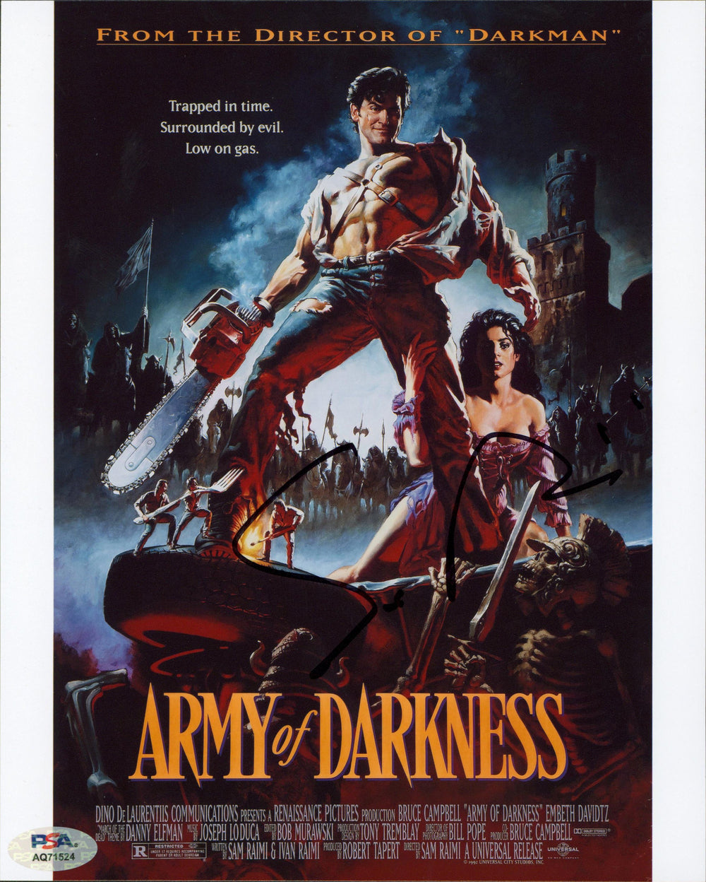 Sam Raimi Army Of Darkness Authentic Signed 8x10 Vertical Photo PSA/DNA #AQ71524