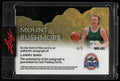 2026 Leaf Metal Mount Rushmore Purple Auto Larry Bird /5