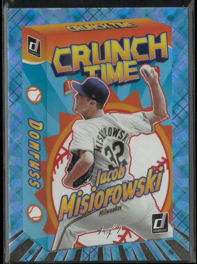 2026 Panini Donruss Crunch Time Jacob Misiorowski Blue Diamond 1/1