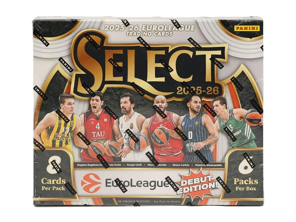 2026 Panini Select EuroLeague Basketball Hobby Box