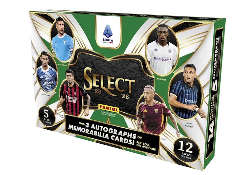 2026 Panini Select Serie A Soccer Hobby Box