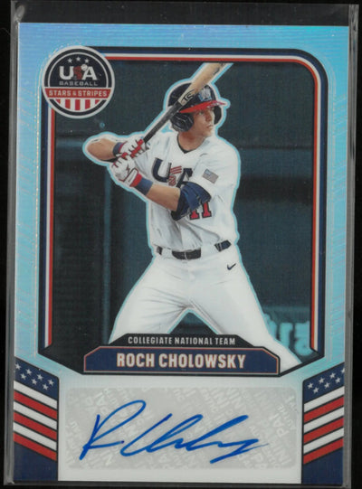 2026 Panini USA Baseball Stars & Stripes Autograph Roch Cholowsky Auto /149