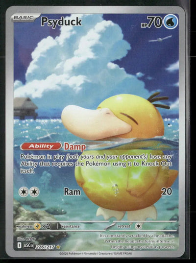 2026 Pokemon Ascended Heroes Illustration Rare Psyduck 226/217