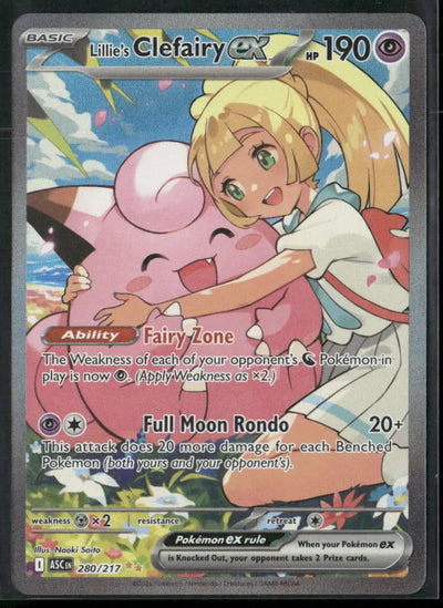 2026 Pokemon Ascended Heroes Special Illustration Rare Lillie's Clefairy ex 280/217