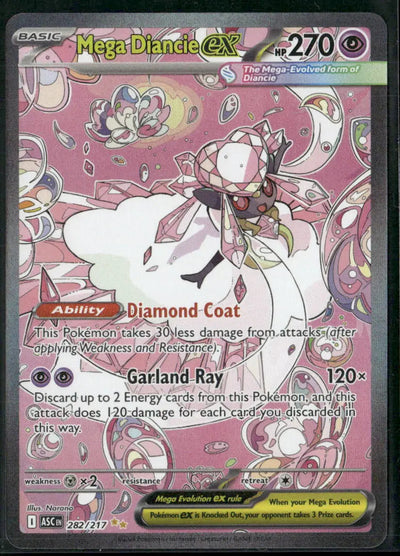 2026 Pokemon Ascended Heroes Special Illustration Rare Mega Diancie ex 282/217