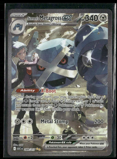 2026 Pokemon Ascended Heroes Special Illustration Rare Steven's Metagross ex 289/217
