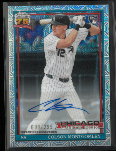 2026 Topps Chrome 75 Years of Baseball Colson Montgomery Autograph /299