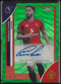 2026 Topps Chrome Premier League Autograph Matheus Cunha Auto Green Wave /99