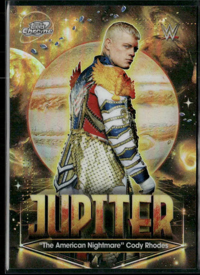 2026 Topps Cosmic Chrome Planetary Pursuit Jupiter Cody Rhodes #PPJ-1