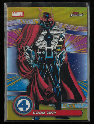 2026 Topps Finest Marvel Doom 2099 /50 Gold Refractor
