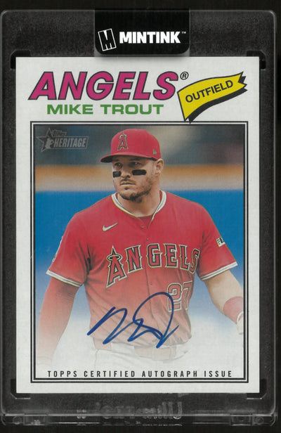 2026 Topps Heritage Mike Trout Autograph