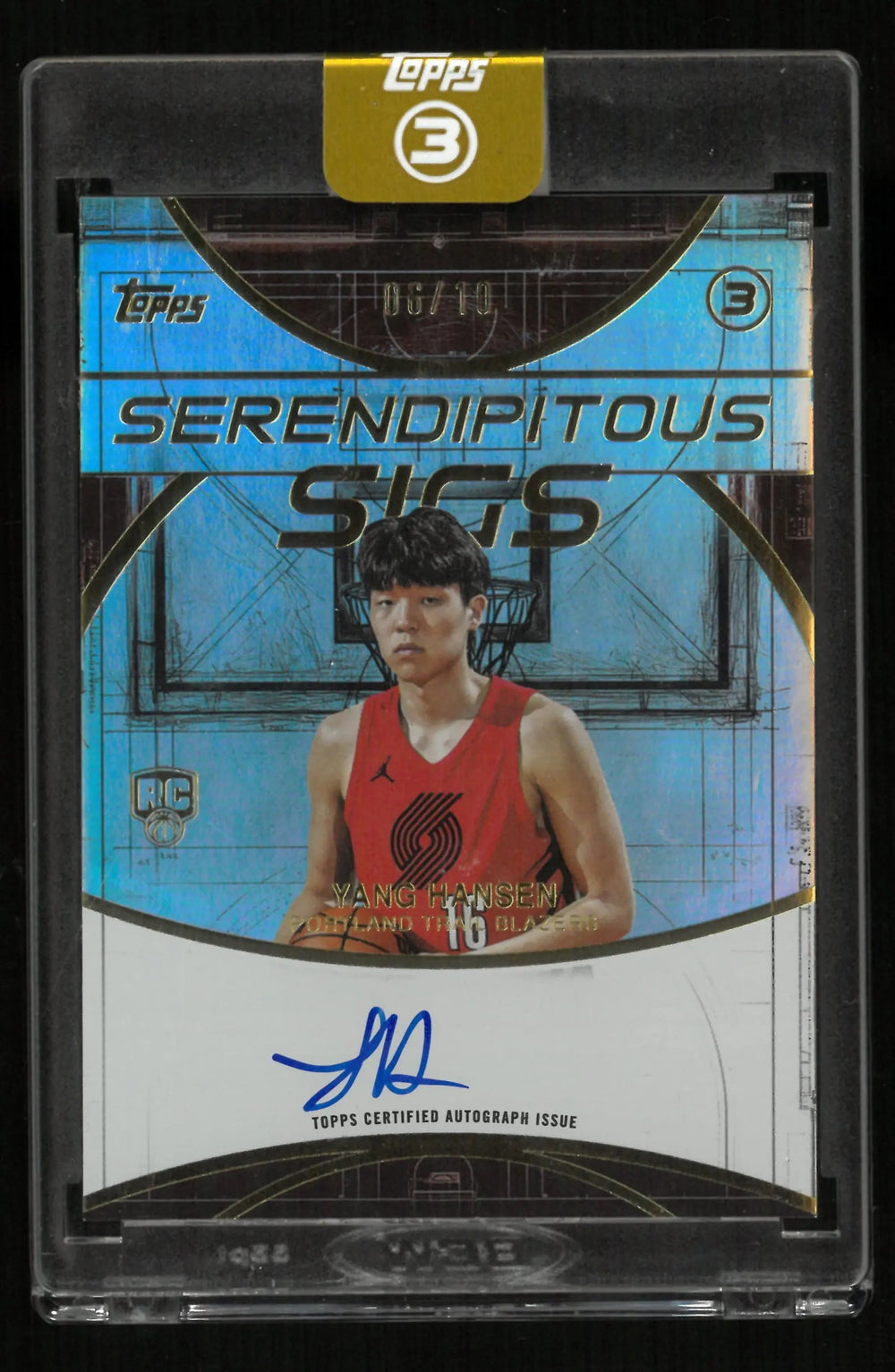 2026 Topps Serendipitous Sigs Autograph Rookie Yang Hansen Auto RC /10