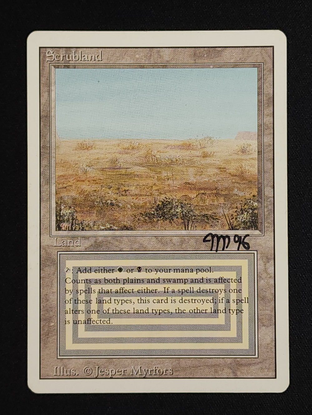 Scrubland - Signed
