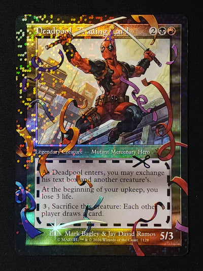Deadpool, Trading Card (Pool Party Foil)