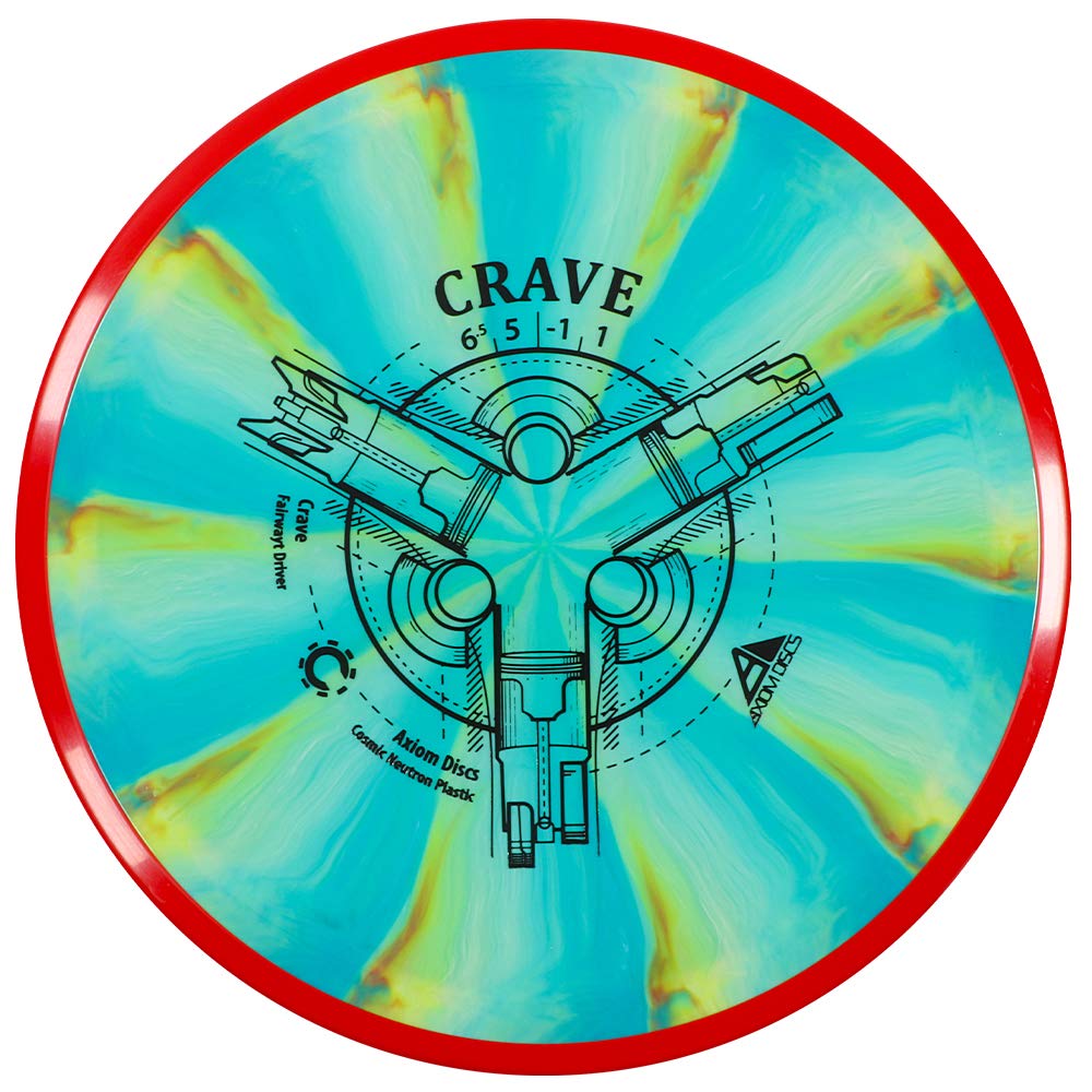 Axiom Discs Cosmic Neutron Crave Disc Golf Fairway Driver (Colors May Vary)