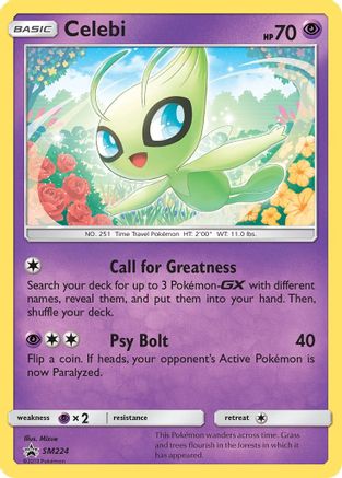 Celebi (SM224/248) - SM Promos Holofoil