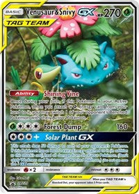 Venusaur & Snivy GX - SM229 - (SM Promos)