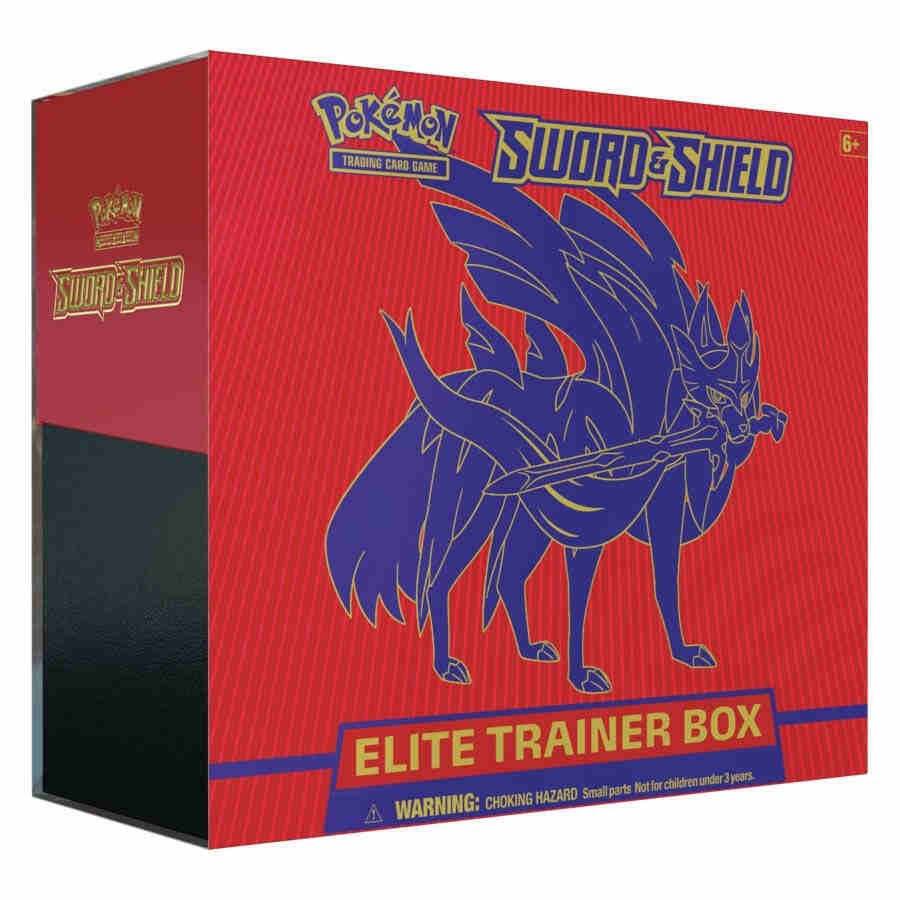 Sword and Shield Base Elite Trainer Box Zacian