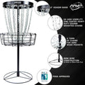 MVP Disc Sports Black Hole Pro HD 24-Chain Disc Golf Basket Target