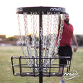 MVP Disc Sports Black Hole Pro HD 24-Chain Disc Golf Basket Target