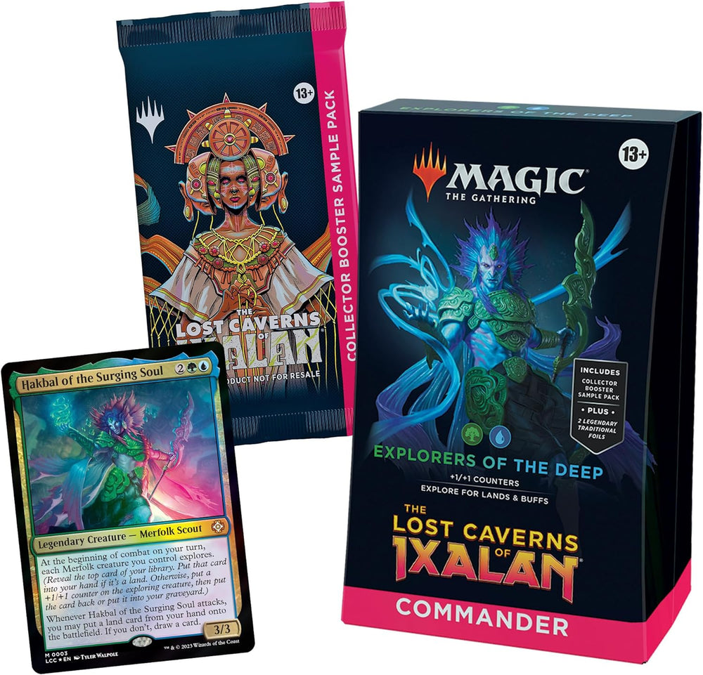Magic The Gathering The Lost Caverns of Ixalan Commander Deck Explorers of The Deep