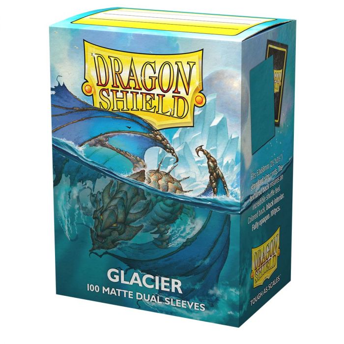 Dragon Shield Standard Matte Dual Card Sleeves Glacier 100ct