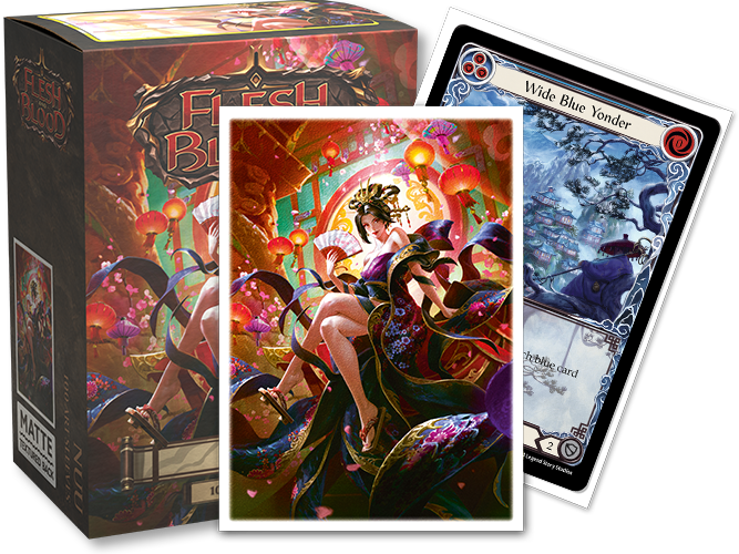 Dragon Shield Standard Matte Art Card Sleeves Flesh and Blood Nuu with Promo 100ct