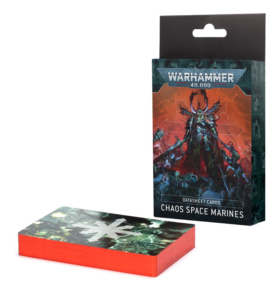Warhammer 40,000 : Chaos Space Marines Datasheet Cards