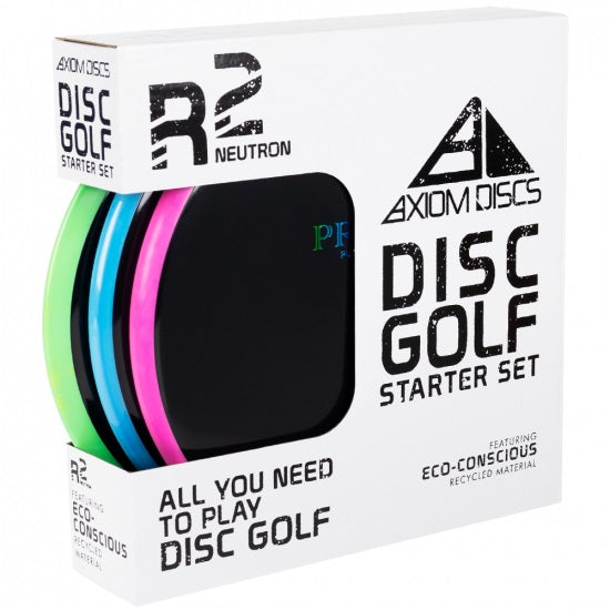 Axiom Discs 3-Disc Eclipse R2 Neutron Disc Golf Starter Set (Colors and Models May Vary)