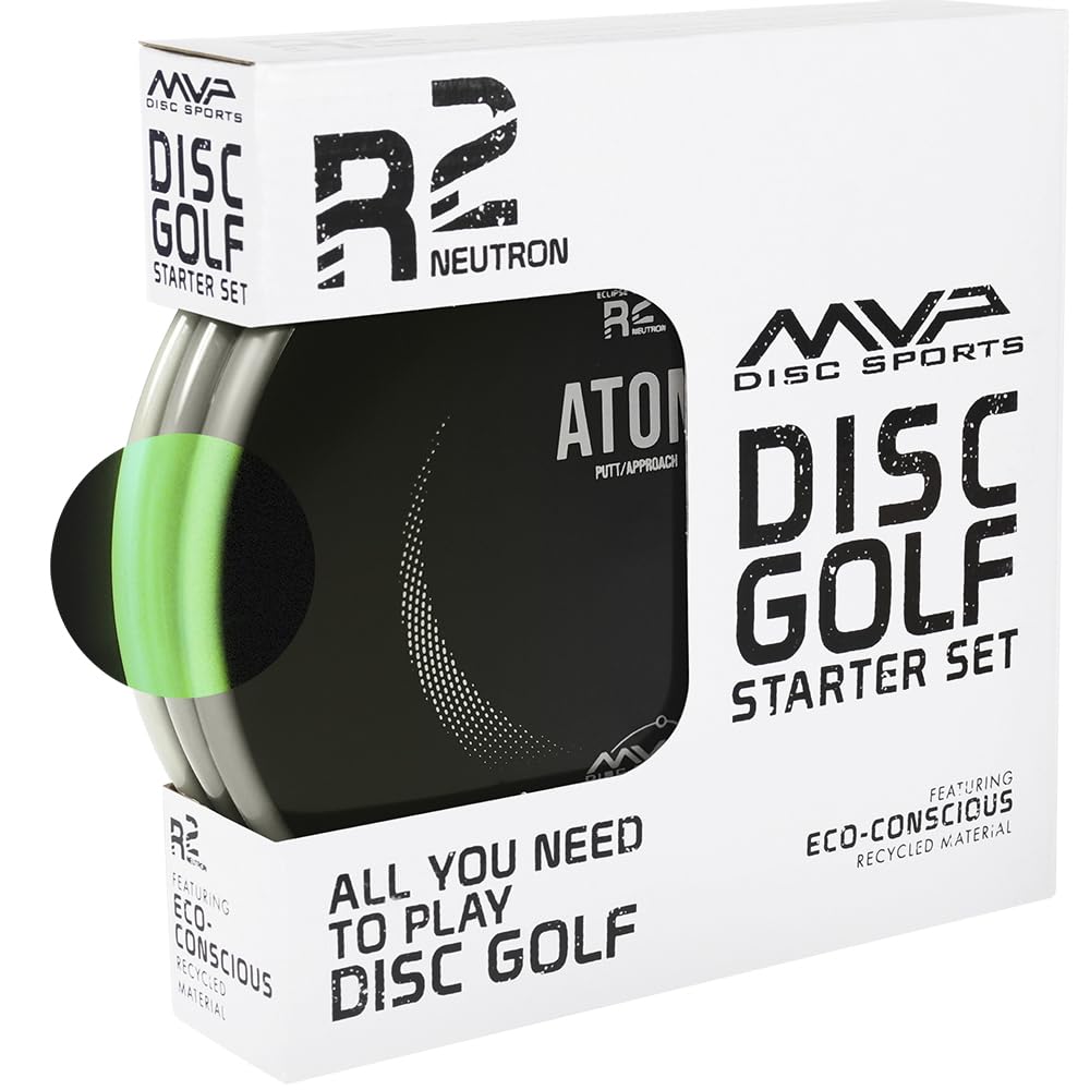 MVP Disc Sports 3-Disc Eclipse R2 Neutron Disc Golf Starter Set (Colors and Models May Vary)